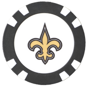 Officially Licensed New Orleans Saints Poker Chip Ball Marker