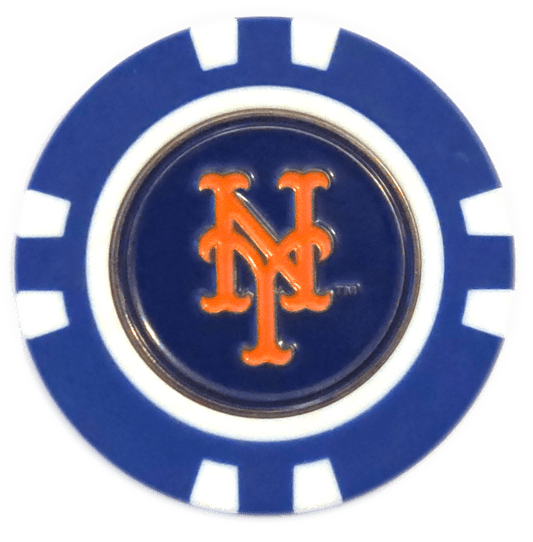 Officially Licensed New York Mets Poker Chip Ball Marker