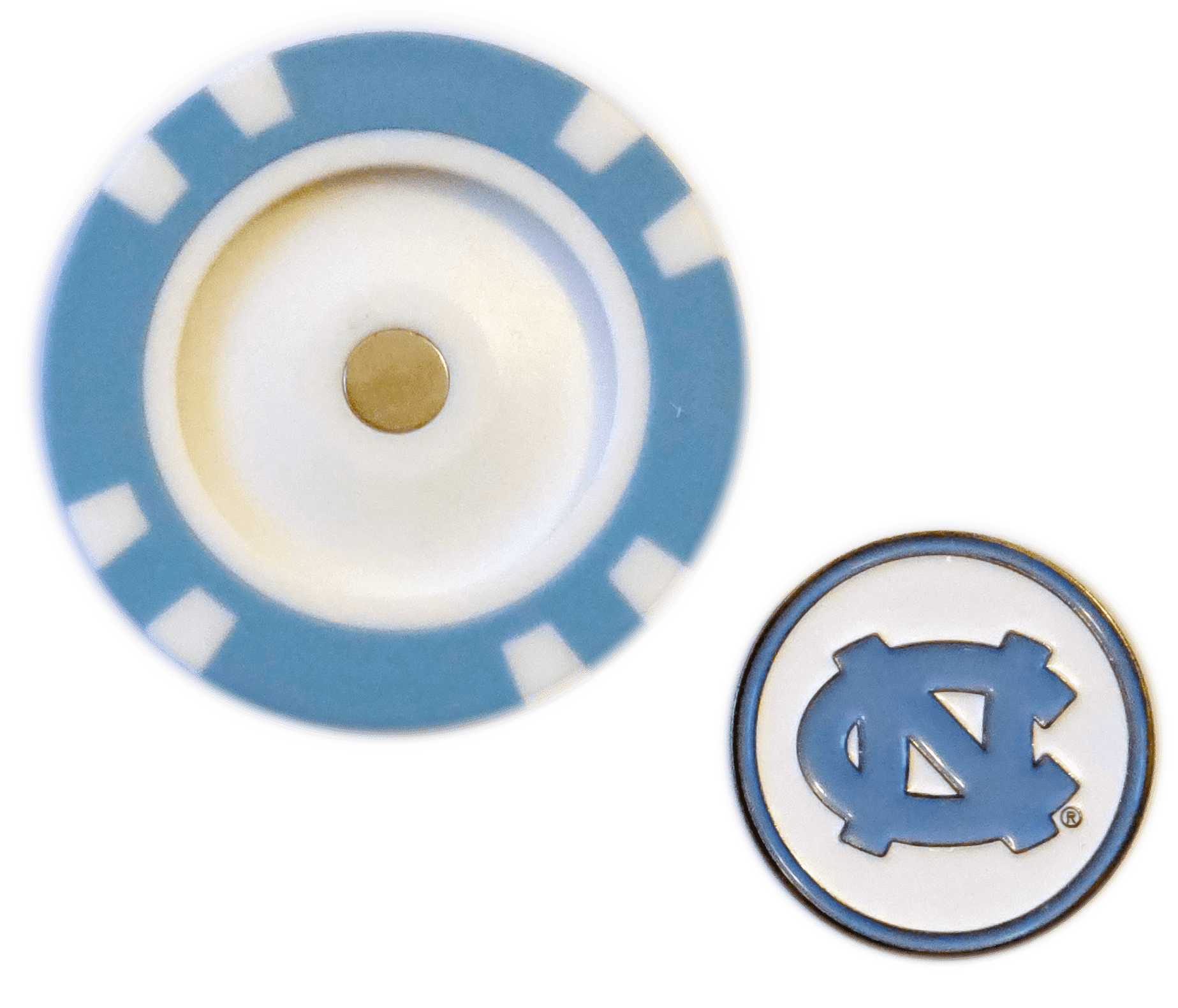 Officially Licensed North Carolina Tar Heels Poker Chip Ball Marker