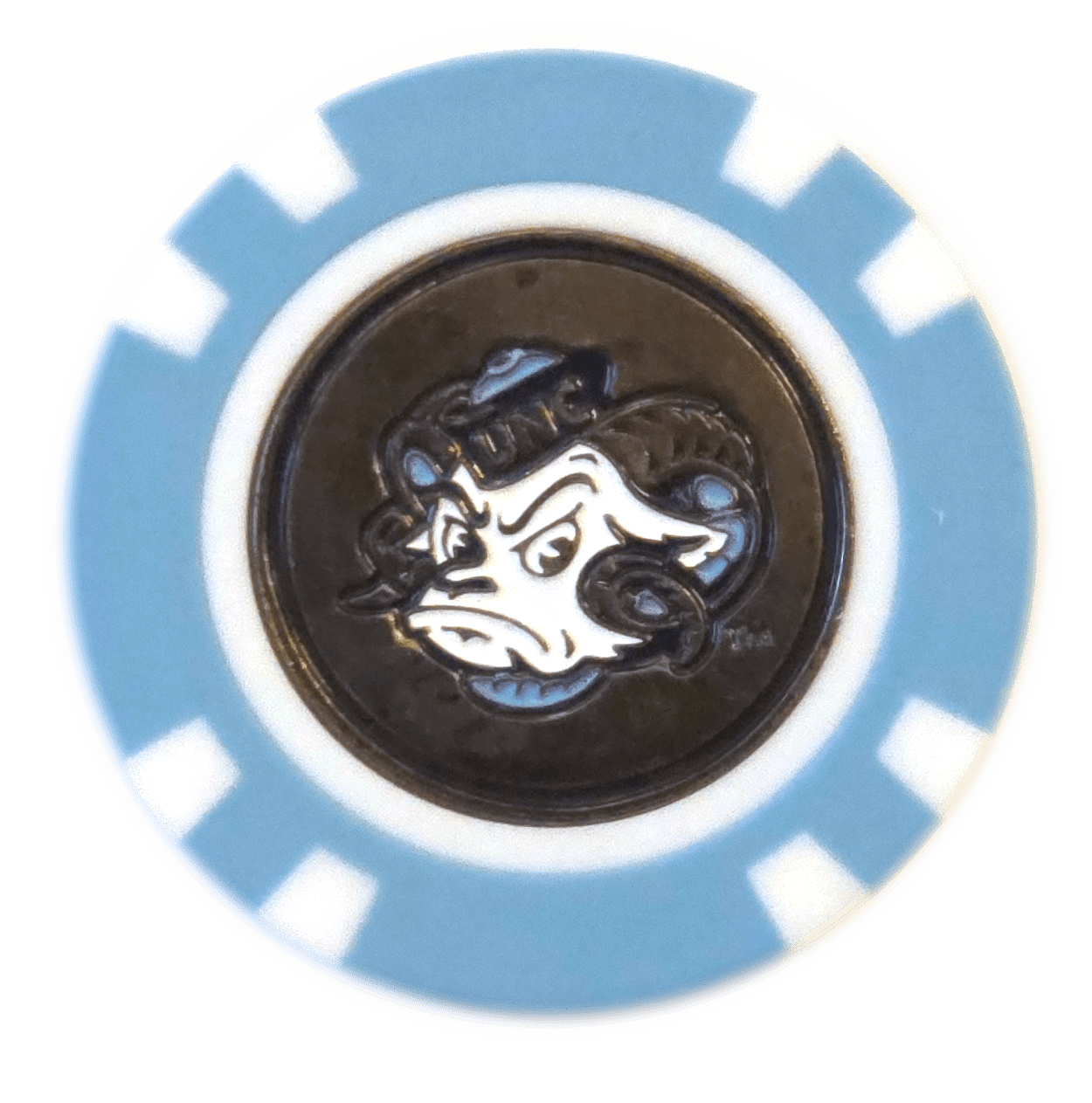 Officially Licensed North Carolina Tar Heels Poker Chip Ball Marker