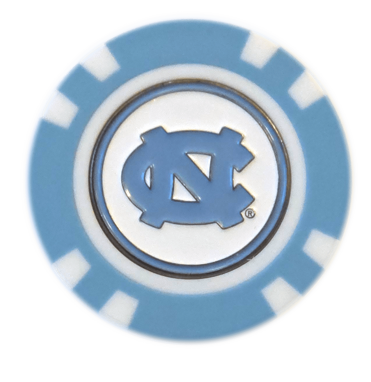 Officially Licensed North Carolina Tar Heels Poker Chip Ball Marker