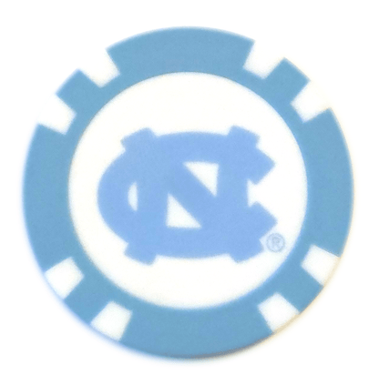Officially Licensed North Carolina Tar Heels Poker Chip Ball Marker