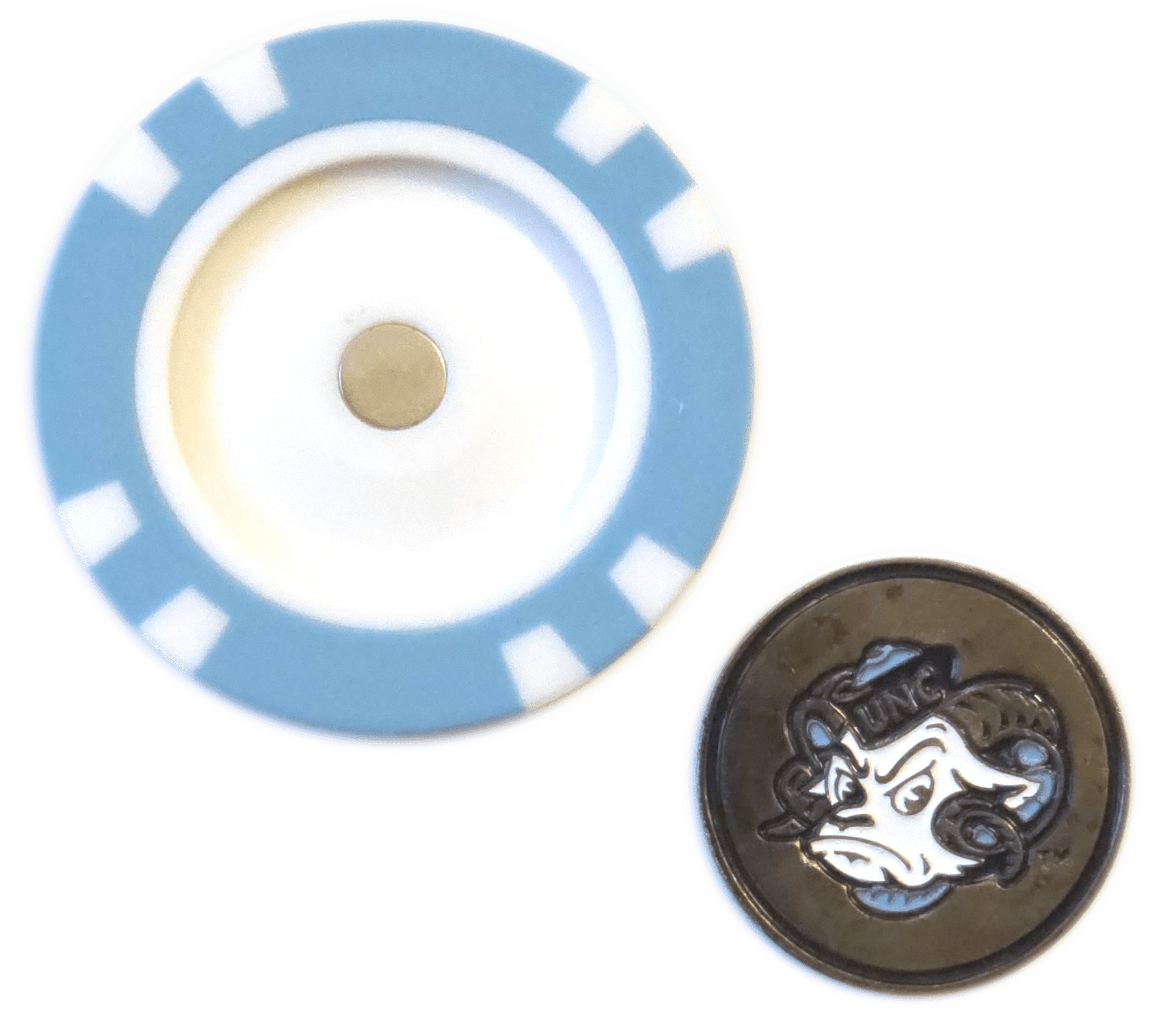 Officially Licensed North Carolina Tar Heels Poker Chip Ball Marker