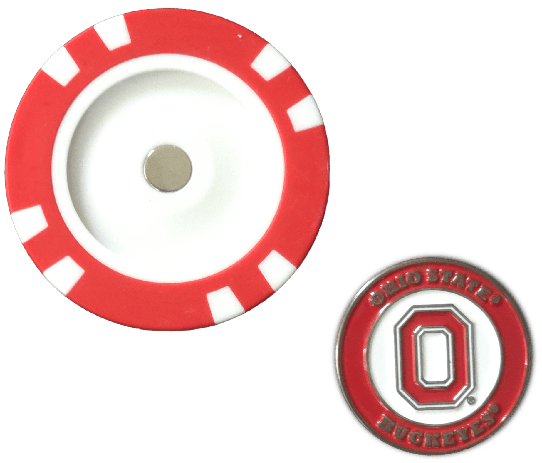 Officially Licensed Ohio State Buckeyes Poker Chip Ball Marker