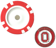 Officially Licensed Ohio State Buckeyes Poker Chip Ball Marker