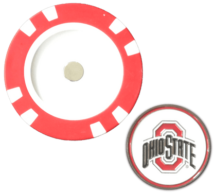 Officially Licensed Ohio State Buckeyes Poker Chip Ball Marker