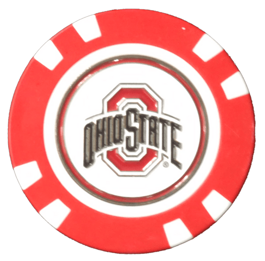 Officially Licensed Ohio State Buckeyes Poker Chip Ball Marker