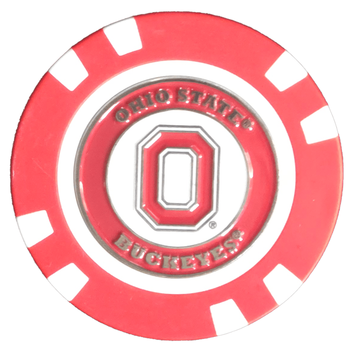 Officially Licensed Ohio State Buckeyes Poker Chip Ball Marker