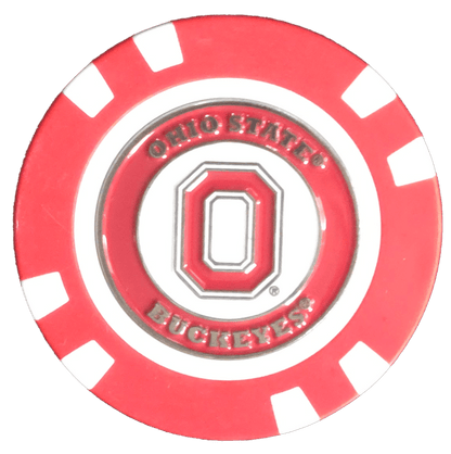 Officially Licensed Ohio State Buckeyes Poker Chip Ball Marker