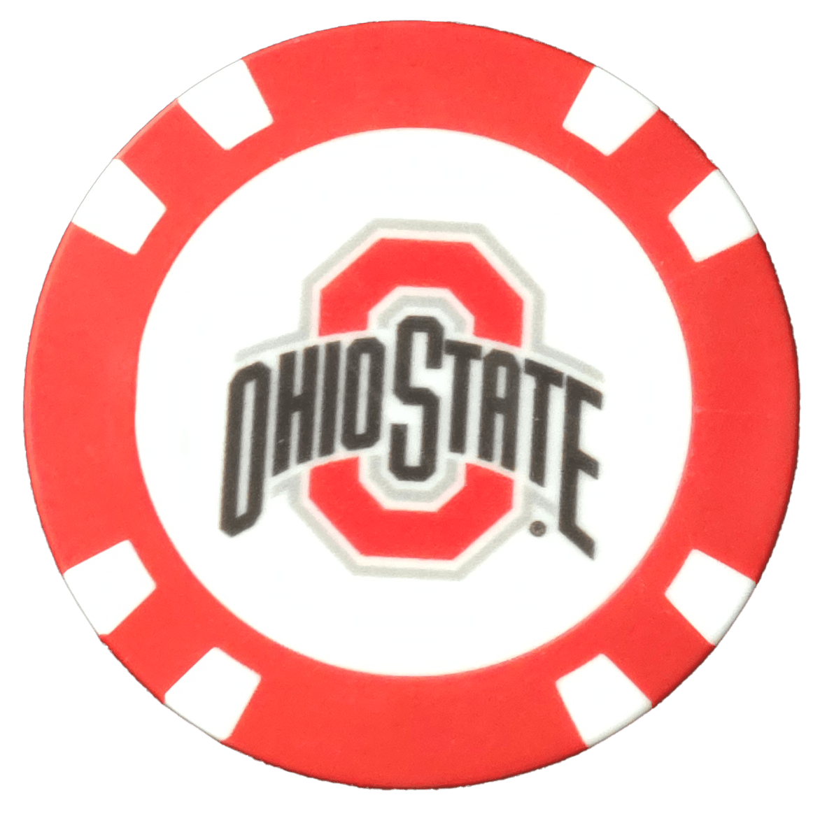 Officially Licensed Ohio State Buckeyes Poker Chip Ball Marker