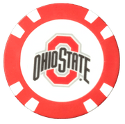 Officially Licensed Ohio State Buckeyes Poker Chip Ball Marker