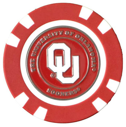Officially Licensed Oklahoma Sooners Poker Chip Ball Marker