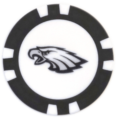 Officially Licensed Philadelphia Eagles Poker Chip Ball Marker