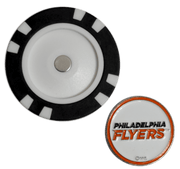 Officially Licensed Philadelphia Flyers Poker Chip Golf Ball Marker