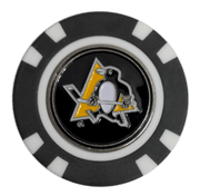 Officially Licensed Pittsburgh Penguins Poker Chip Golf Ball Marker