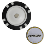 Officially Licensed Pittsburgh Penguins Poker Chip Golf Ball Marker