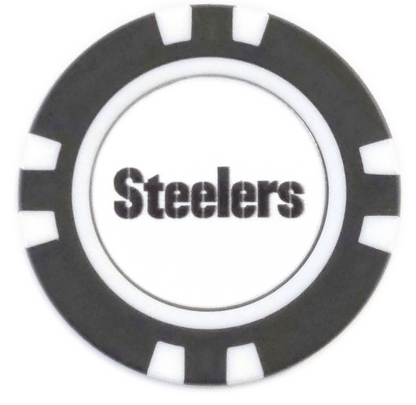 Officially Licensed Pittsburgh Steelers Poker Chip Ball Marker