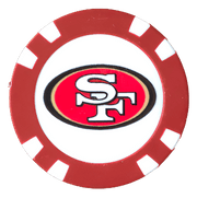 Officially Licensed San Francisco 49ers Poker Chip Ball Marker