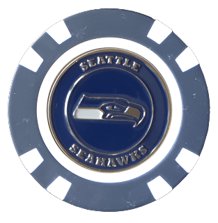 Officially Licensed Seattle Seahawks Poker Chip Ball Marker
