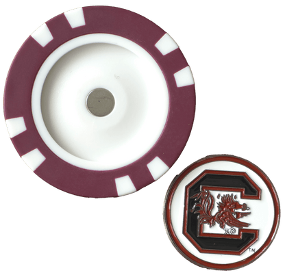 Officially Licensed South Carolina Gamecocks Poker Chip Ball Marker