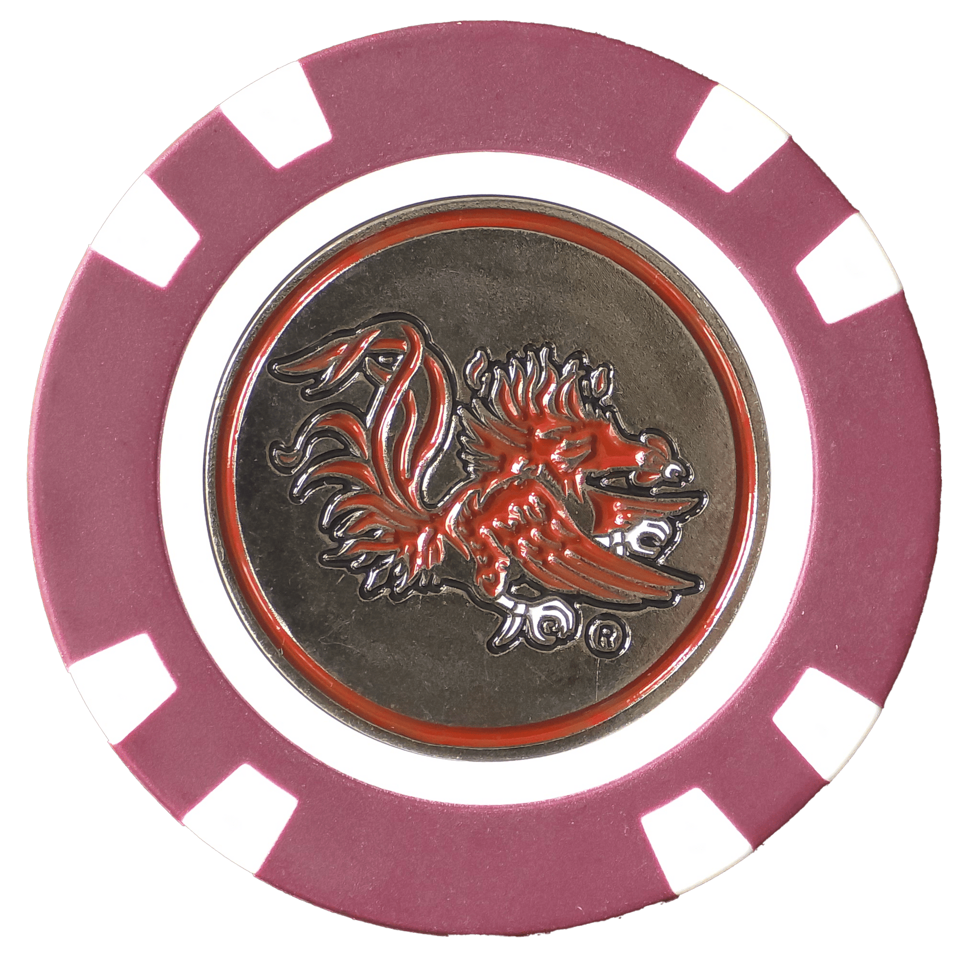 Officially Licensed South Carolina Gamecocks Poker Chip Ball Marker