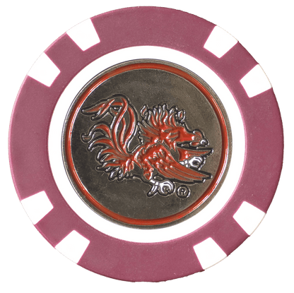Officially Licensed South Carolina Gamecocks Poker Chip Ball Marker