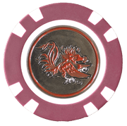 Officially Licensed South Carolina Gamecocks Poker Chip Ball Marker