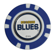 Officially Licensed St. Louis Blues Poker Chip Golf Ball Marker