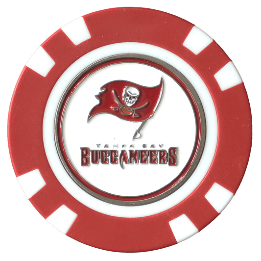 Officially Licensed Tampa Bay Buccaneers Poker Chip Ball Marker