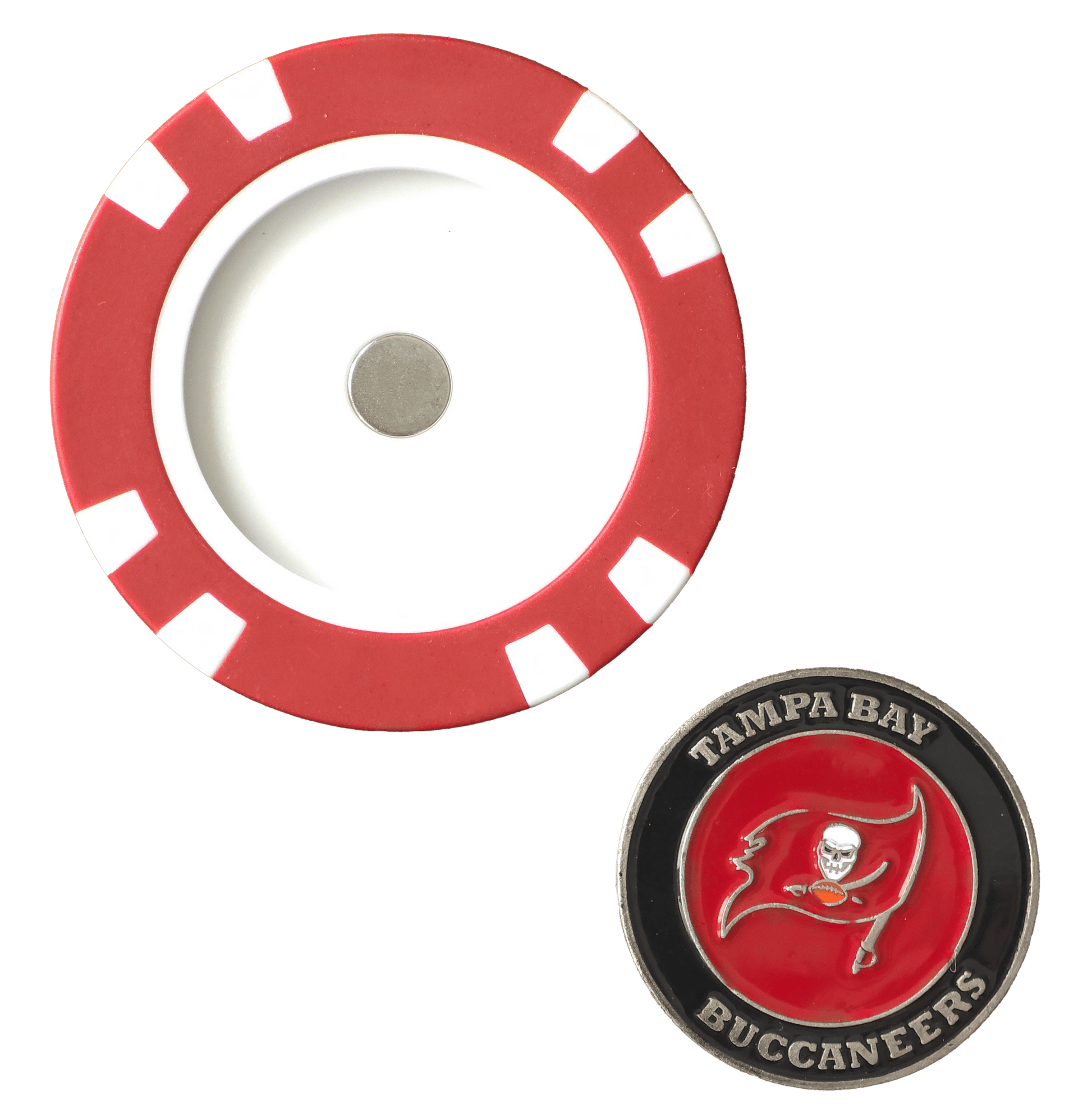 Officially Licensed Tampa Bay Buccaneers Poker Chip Ball Marker
