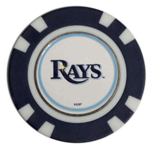 Officially Licensed Tampa Bay Rays Poker Chip Golf Ball Marker