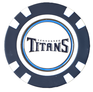 Officially Licensed Tennessee Titans Poker Chip Ball Marker