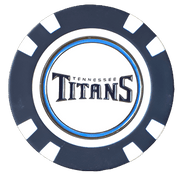 Officially Licensed Tennessee Titans Poker Chip Ball Marker