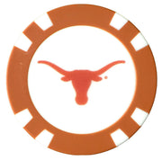 Officially Licensed Texas Longhorns Poker Chip Ball Marker