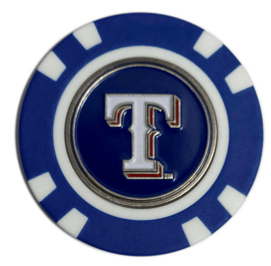 Officially Licensed Texas Rangers Poker Chip Golf Ball Marker