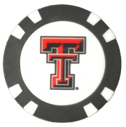 Officially Licensed Texas Tech Red Raiders Poker Chip Ball Marker