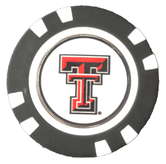 Officially Licensed Texas Tech Red Raiders Poker Chip Ball Marker