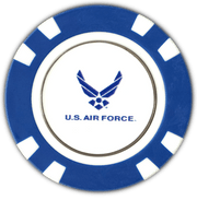 Officially Licensed U.S. Air Force Poker Chip Ball Marker