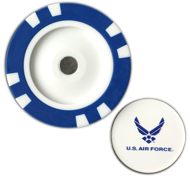 Officially Licensed U.S. Air Force Poker Chip Ball Marker