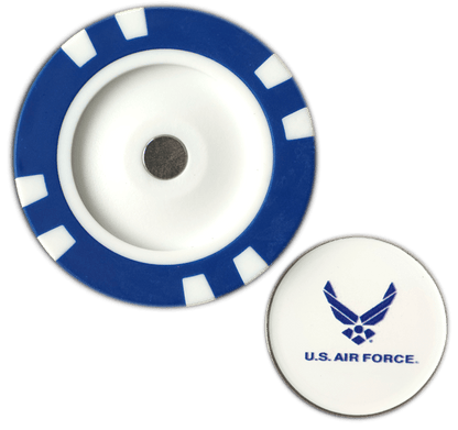 Officially Licensed U.S. Air Force Poker Chip Ball Marker