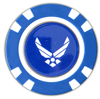 Officially Licensed U.S. Air Force Poker Chip Ball Marker
