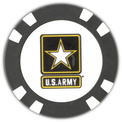 Officially Licensed U.S. Army Poker Chip Ball Marker