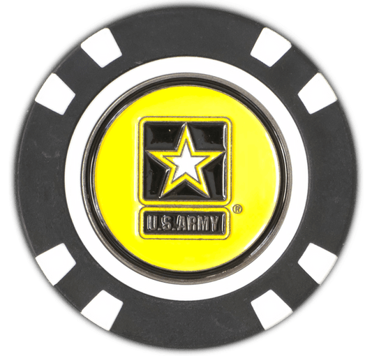 Officially Licensed U.S. Army Poker Chip Ball Marker