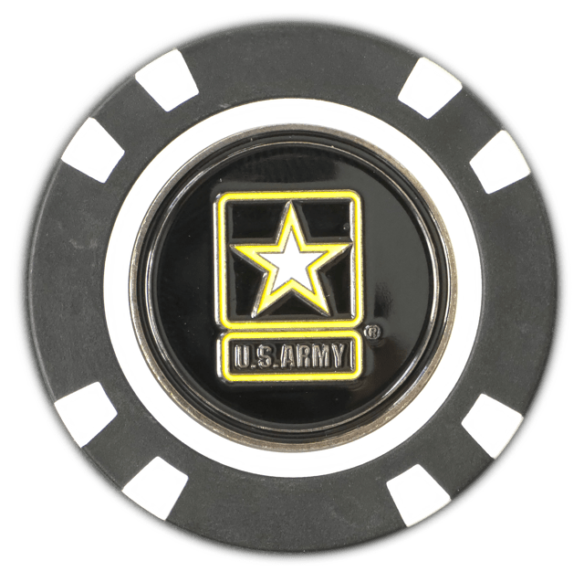 Officially Licensed U.S. Army Poker Chip Ball Marker