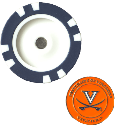 Officially Licensed Virginia Cavaliers Poker Chip Ball Marker