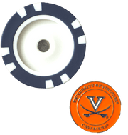 Officially Licensed Virginia Cavaliers Poker Chip Ball Marker