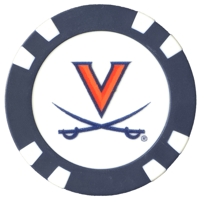 Officially Licensed Virginia Cavaliers Poker Chip Ball Marker
