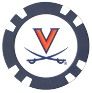 Officially Licensed Virginia Cavaliers Poker Chip Ball Marker