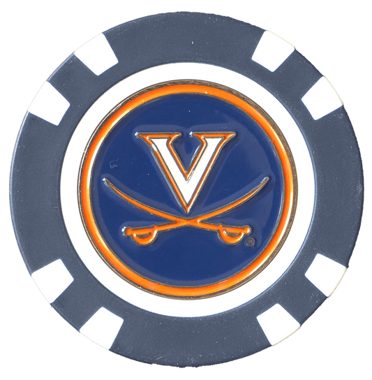 Officially Licensed Virginia Cavaliers Poker Chip Ball Marker