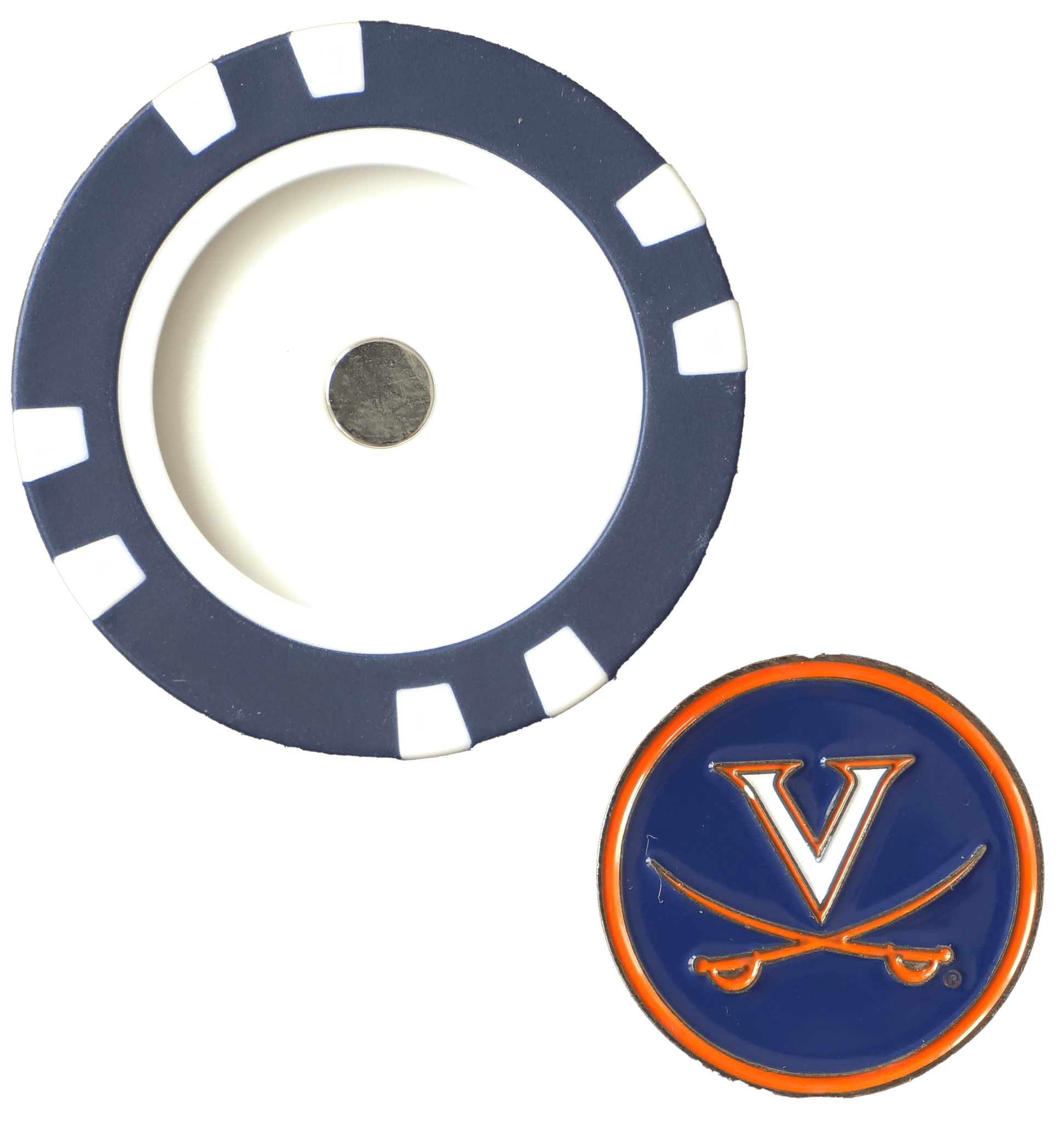 Officially Licensed Virginia Cavaliers Poker Chip Ball Marker